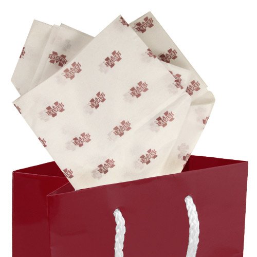 ncaa mississippi state bulldogs logo print tissue paper