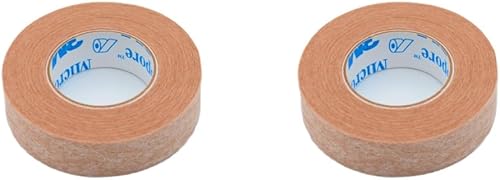 3M Micropore Tan Cinta Quirúrgica 0.5" Ancho - (1 Paquete-2 Rollo)