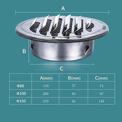 Chapeau de cheminée inox 304 pour protection de toit - 3
