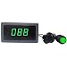 uniquegoods 6V 12V 24V Digital Display LED DC Motor Speed Controller PWM Stepless Speed Control Switch HHO Driver - Black CCM5D GREEN