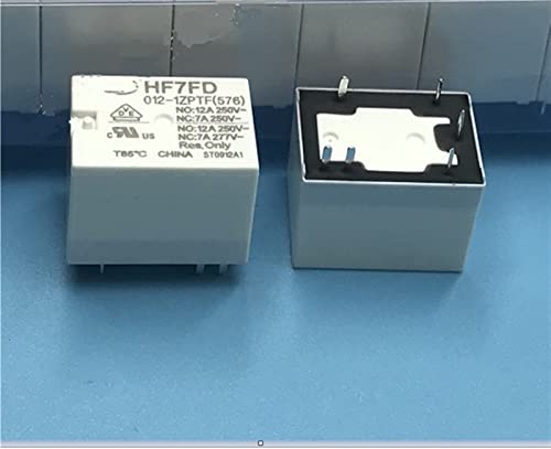 Relés HF7FD 012-1ZPTF de 6 pines pack de 2 unidades para circuitos electrónicos