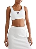  Tommy Jeans Top Super Crop Blanco para Mujer S