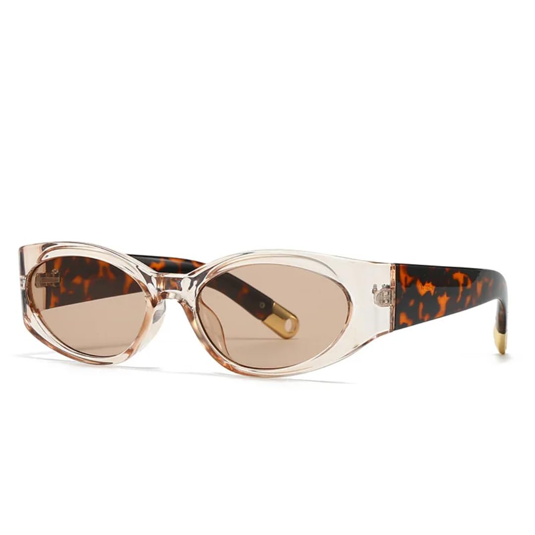 Gafas de sol vintage para mujer y hombre, marco grueso, Uv400 de lujo