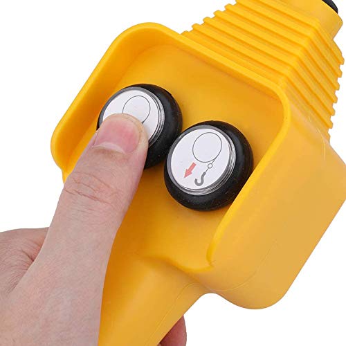 Rugcel Winch Winch Hand Control Assembly For Rated Pulling 1500Lbs To 5000Lbs 12V Electric Winch, Winch Hand-Held Control Replacement (Yellow) #TOP3