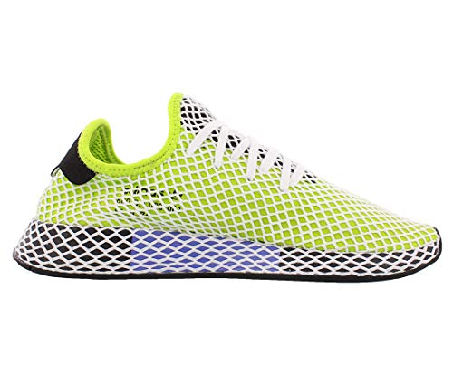 Adidas Mens Deerupt Runner Lace Up Sneakers Shoes Casual - Black,Green,White - Size 13 D #TOP2