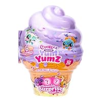Cookeez Makery Yum Yumz Collector's Case, A Giant Ice Cream Case That Can Store 36 Yum Yumz! Includes 6 Exclusive Plush Plus A Fun Sticker Sheet to Decorate with, Play, Display and Store Away