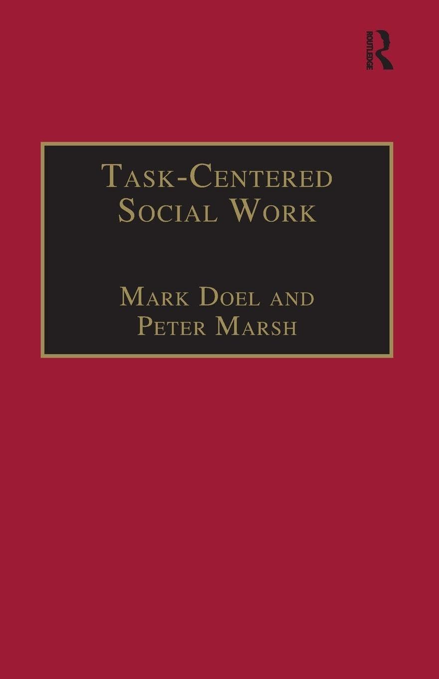 Task-Centred Social Work,Mark Doel, Peter Marsh