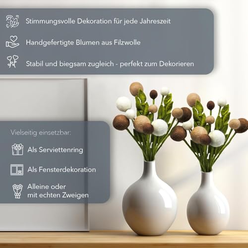 Fleurs en feutre durables pour sublimer votre décoration - 3