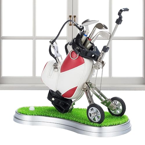 Mini sac de golf porte-stylo pour décoration de bureau et salon