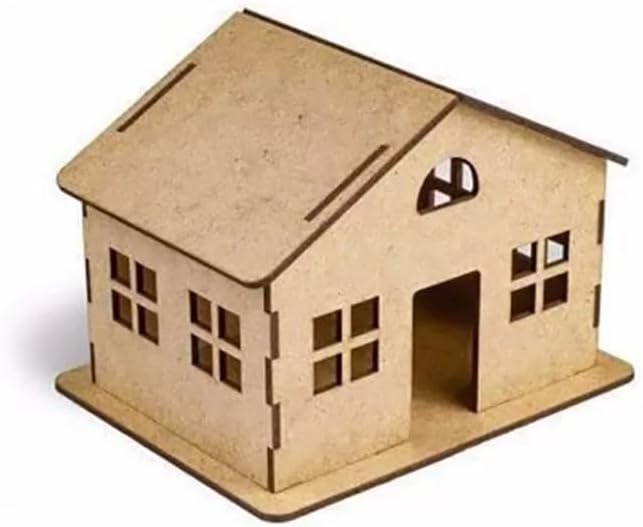 Südor Ahşap Maket Sade Ev Md-1-04 - maket ev Türkiye