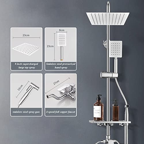 Ajustement universel pour débit faible avec ce système de douche