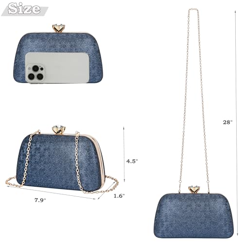 Image of BBTT.ful New Clutch Purses for Women Elegant Evening Bag for Party, Wedding, and Formal Events