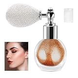 Body Glitter Spray,Shimmer Sparkle Powder Makeup,High Gloss Face Glitter Spray for Hair and Body (04