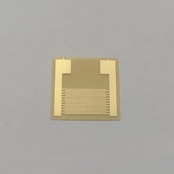 5 PCS PI Substrate Flexible Interdigital Electrode, Capacitor Array, for Scientific Research Experiments, Wearable Sensor Chip Size 10X10, Line100um, Gap 100um, 10 Pairs Interdigit