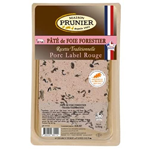 Maison Prunier Pâté de foie forestier, recette à l'ancienne - Le sachet de 170g