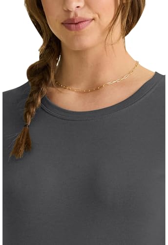 Image of Healing Hands Underscrub Long Sleeve Women Knits Scrub Tops | Soft Cotton Blend Knit, Breathable Stretch Comfort, Machine Wash, Easy Care Fabric, Ideal For Layering Under Scrubs