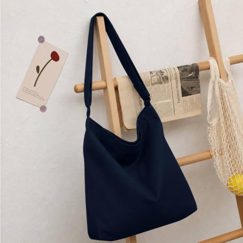 Image of Lify Women's Retro Large Size Canvas Shoulder Bag Hobo Crossbody Handbag Casual Tote - 1 Piece