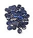 BOTIBOTON 50 Buttons for Sewing - 5 Sizes and 11 Colours to Choose - 4 Holes Round Craft Button - Buttons for Jackets, Shirts. Made in Europe. (Dark Blue, 15 mm)