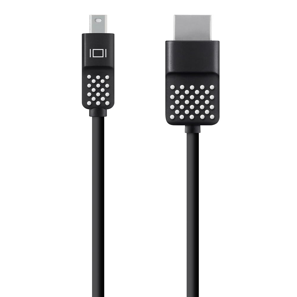 Belkin F2Cd080Bt12 Cavo da Mini DisplayPort ad Hdmi da 3,6 M Compatibile con 4K, Nero/Bianco