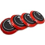 4個 外径133mm スポーツリムキャップ カーエモーション エクイップ スコーピオンホイールカバー ホイールセンター 頑丈キャップ ホイールカバー ハブキャップ フィアット500対応