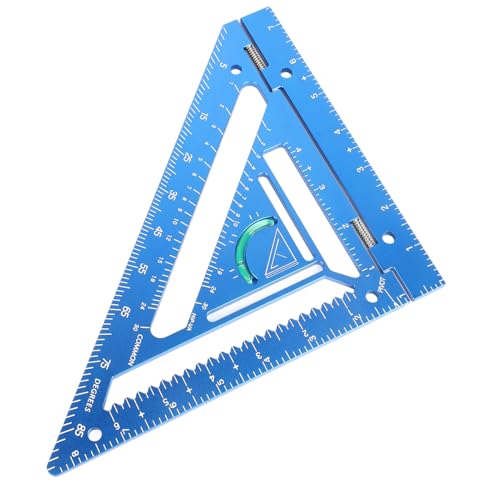 CCKUYT Innovative Rafter Square Tool Ruler Protractor Accurate Carpenter Layout Measuring Tool, Aluminum Alloy for Engineers, and Carpenters - Image 5