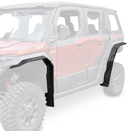SAUTVS Fender Flares for for Polaris Xpedition XP/XP 5/ADV/ADV 5 2024 2025 2026 Accessories, Front & Rear Full Coverage Fender Flares Mud Flaps Mud Guards (Replace #2890638)