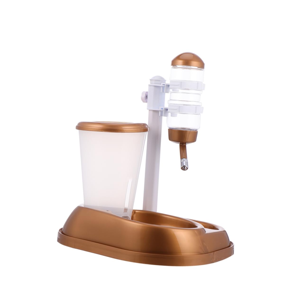 Toddmomy Automatic Pet Feeder with Transparent Bowl and Water Dispenser Durable Pet Feeding for Dogs and Cats for Home Use with Food Storage Container