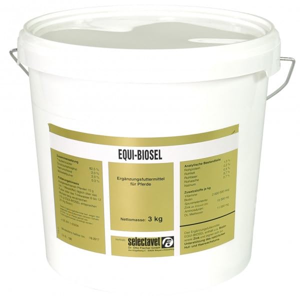 Equi-Biosel 3 kg | für Pferde zur zur Unterstützung des natürlichen Huf- und Haarwachstums