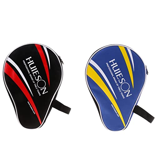 simhoa Capa de raquete de tênis de mesa leve bolsa de armazenamento de bastão de pong Paddle - azul,