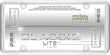 Cruiser Accessories 20030 Classic Lite License Plate Frame, Chrome