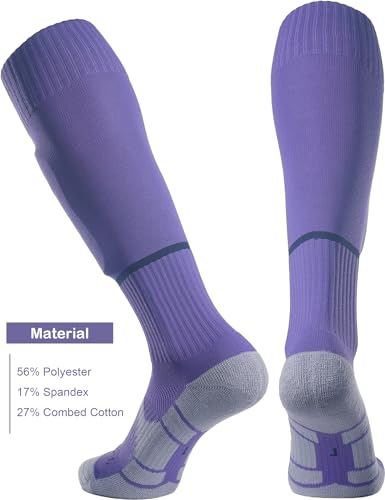 Image of APTESOL Knee High Sport Soccer Baseball Socks for Youth Boys Girls (1 /3 /5 Pairs)
