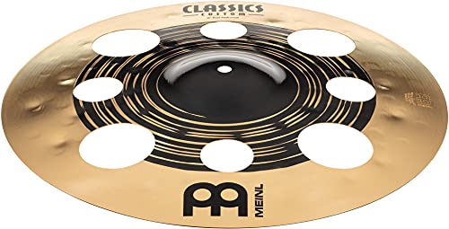 Meinl Cymbals Classics Custom Dual 16" Prullenbak Crash Cymbal met gaten, donkere en briljante afwerking - Made in Germany - voor Rock, Metal en Fusion, 2 jaar garantie, (CC16DUTRC) - Image 4