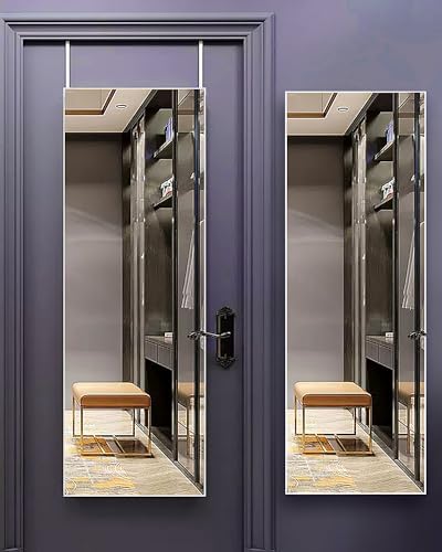 Amazon.com: ITSRG Full Length Mirror Door Hanging, Door Mirror, Over ...