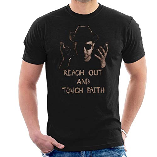 Image of Reach Out and Touch Faith Men's T-Shirt Black