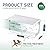 SUNALLY Window Bird Feeder for Outdoors, Clear Birds Feeders Window Mounted with Self-Adhesive Hooks, Outside Wild Bird Watching for Hummingbird,Finch in Garden, Yard, Elderly Kids Viewing