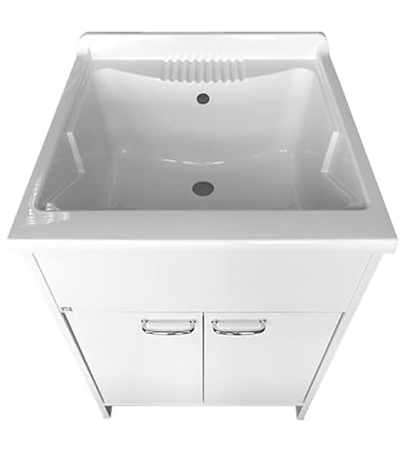 Negrari lavatoio in resina serie Garden, indicato per esterno e interno da 60x60 cm H 85 cm - 2