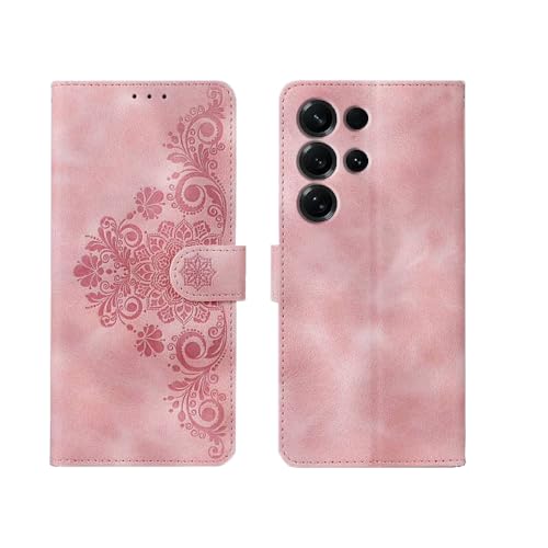 Image of amazon basics Samsung Galaxy S26 Ultra 5G Flip Cover | Card Pockets Wallet & Stand | Flip Cover for Samsung Galaxy S26 Ultra 5G (Executive Pink)