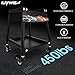 IUVWISN Dirt Bike Stand Movable with Wheels Motorcycle Lift Panel Stand Maintenance Heavy Duty Universal Stand for Most Motorcycles Motocross Dirt Bike Dual Sport Enduro Black