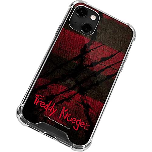 Skinit Clear Phone Case Compatible With Iphone 13 - Officially Licensed Warner Bros Freddy Krueger Scratch Design #TOP2
