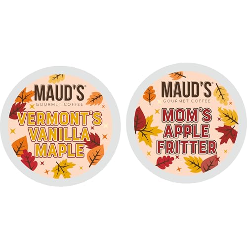 Image of Maud's Maple Vanilla & Apple Fritter Flavored Coffee Pods Variety Pack 36ct