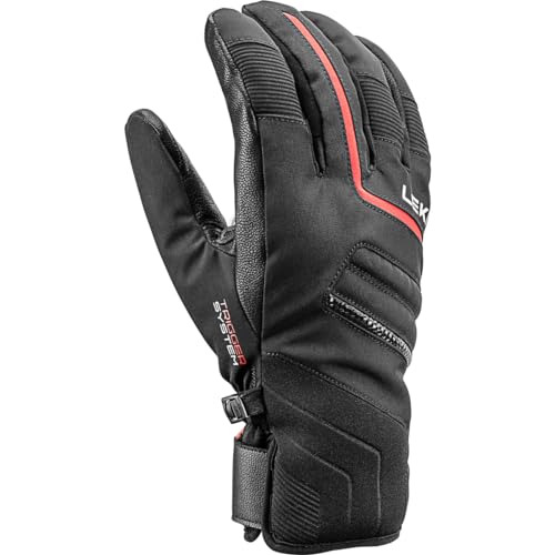 LEKI Falcon 3D Handschuhe, black-red, EU 7,5