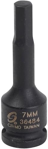 Sunex 36484 3/8-Antrieb 7-mm Hex Schlag Stecknuss