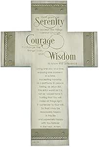 Abbey & CA Gift Serenity Prayer Resin Wall Plaque
