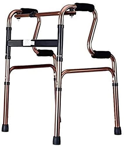 CVNIMV Andador con Ruedas para Adultos Mayores, Silla con bastón, Andador Auxiliar, apoyabrazos para Ancianos, bastón de Cuatro Patas, Antideslizante, para Caminar, anhela la i