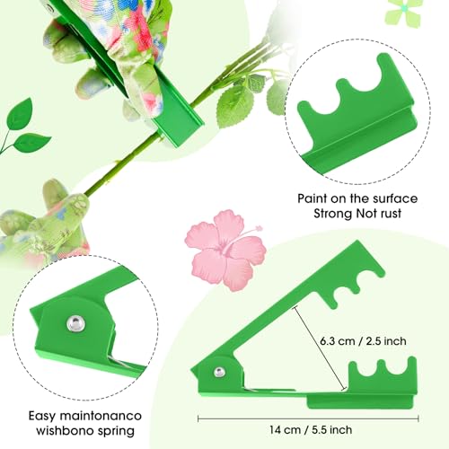 Kit de 10 piezas para jardinería con tijeras y guantes miniatura 5