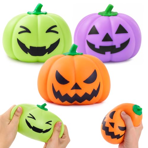 JOYIN 3 PCS Halloween Squishy Toys, Pumpkin...
