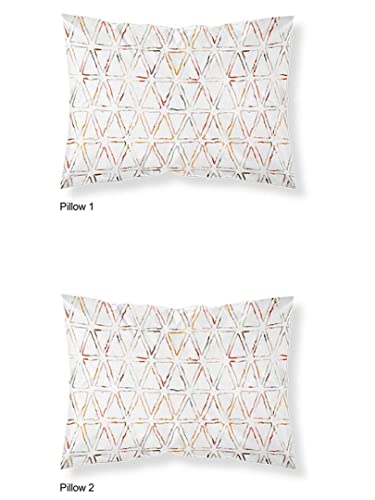 Image of DDECOR - Riviera 100% Cotton Double Bedsheet with 2 Pillow Covers, Orange