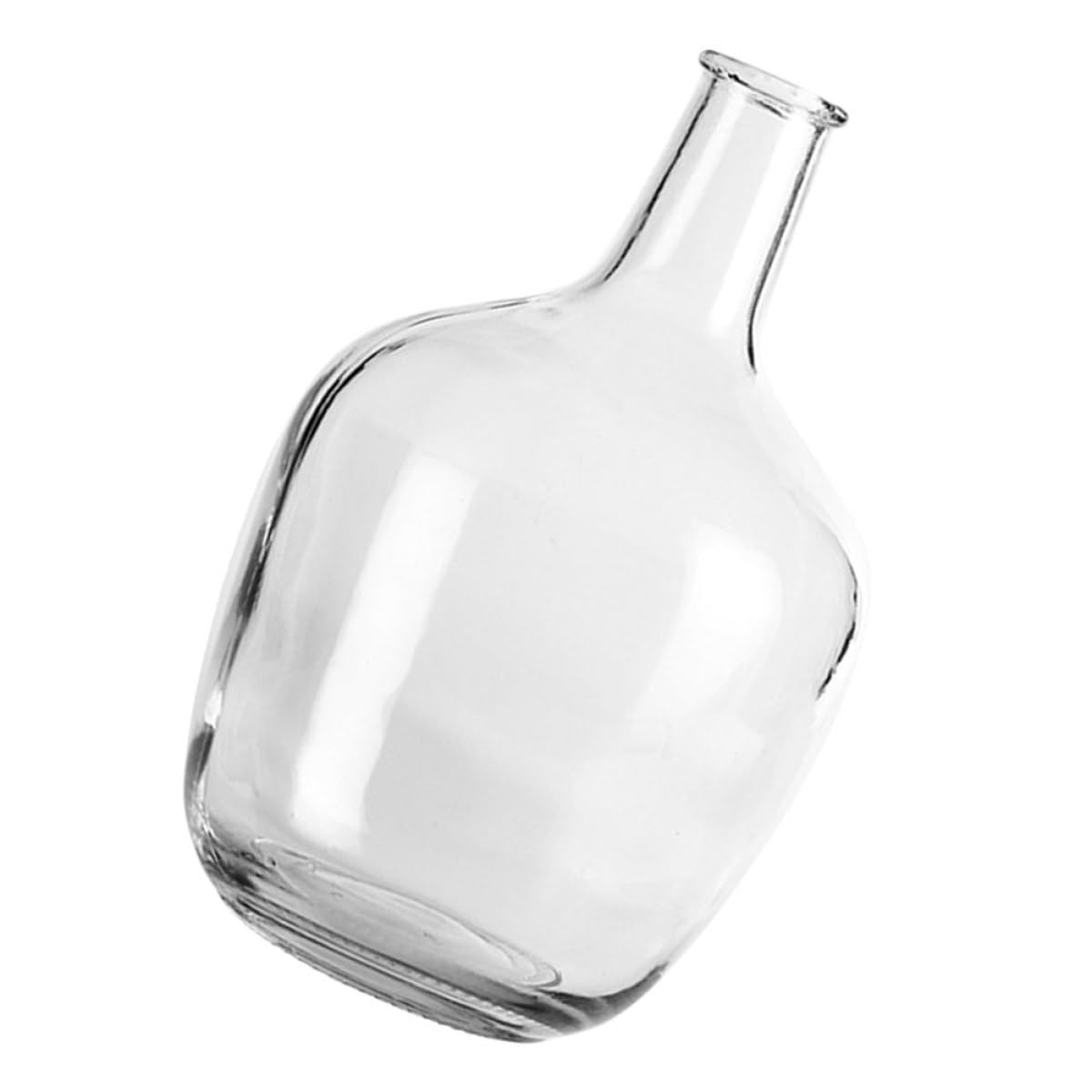 Vase en verre transparent moyen OSALADI pour fleurs