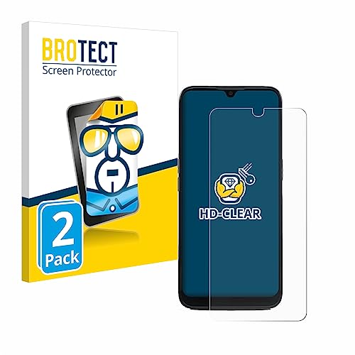 brotect 2-Pack Screen Protector Compatible with Doro 8100 - HD-Clear Protection Film