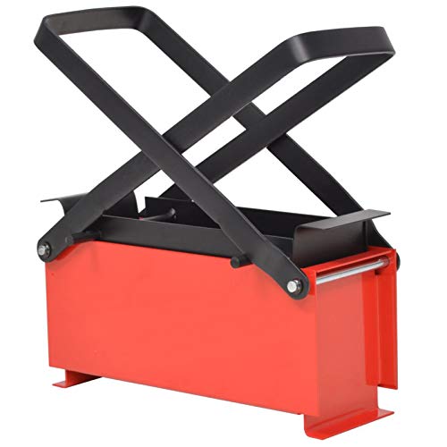 Tidyard Prensa para Hacer briquetas con Papel 34x14x14 cm Acero | Madera Dura Quemado Largo, Carbono Neutral, Briqueta Eco-Log - Ideal para chimeneas,Estufas,fogones,Estufas,chimneas,Ahorra Espacio